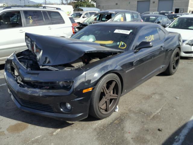 2G1FK1EJXA9131240 - 2010 CHEVROLET CAMARO SS BLACK photo 2