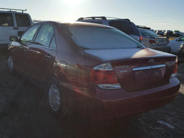 4T1BE32K76U122765 - 2006 TOYOTA CAMRY LE RED photo 3