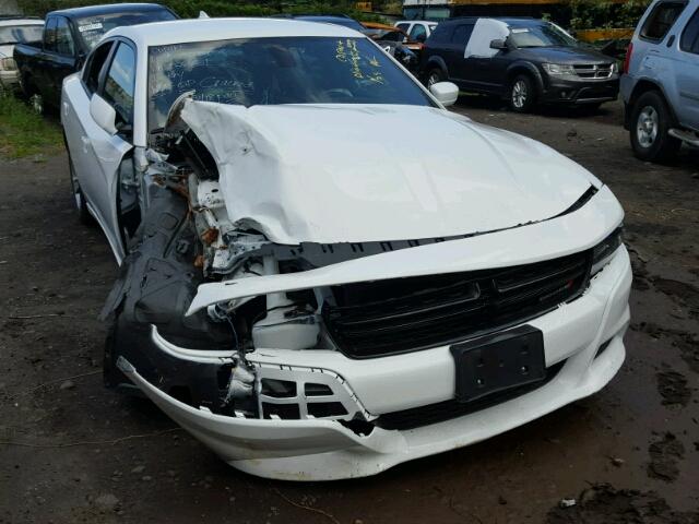 2C3CDXHG6HH528651 - 2017 DODGE CHARGER SX WHITE photo 1