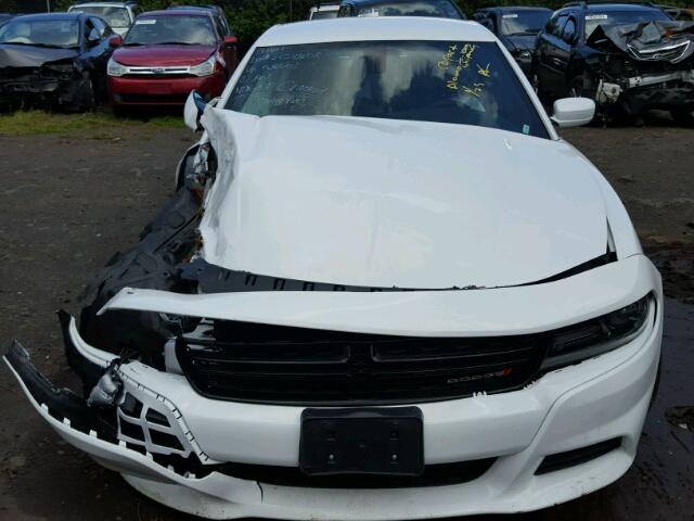 2C3CDXHG6HH528651 - 2017 DODGE CHARGER SX WHITE photo 7