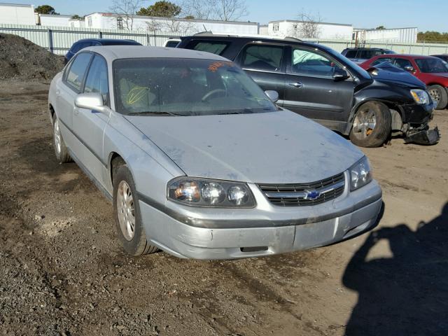 2G1WF52E739260591 - 2003 CHEVROLET IMPALA SILVER photo 1