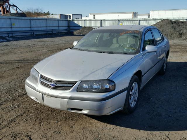 2G1WF52E739260591 - 2003 CHEVROLET IMPALA SILVER photo 2