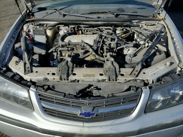 2G1WF52E739260591 - 2003 CHEVROLET IMPALA SILVER photo 7