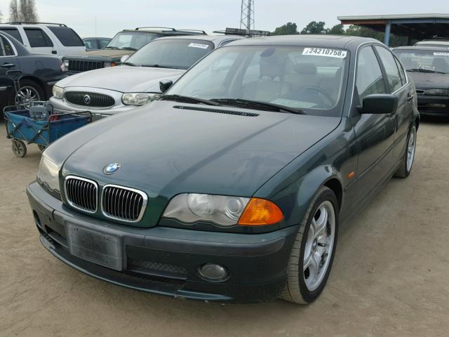 WBAAV53471FJ66982 - 2001 BMW 330 I GREEN photo 2