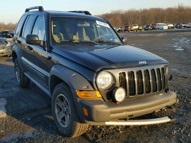 1J4GL38K46W117996 - 2006 JEEP LIBERTY RE BLACK photo 1