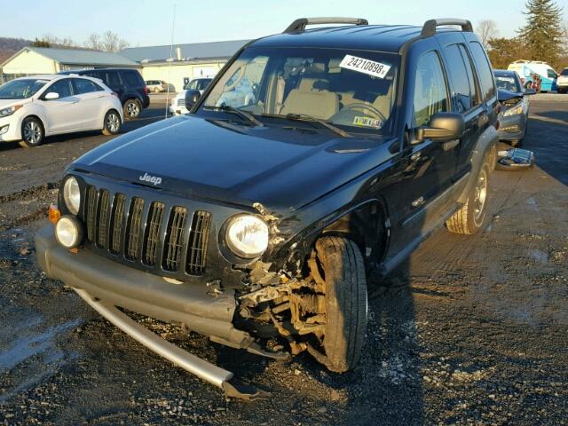 1J4GL38K46W117996 - 2006 JEEP LIBERTY RE BLACK photo 2