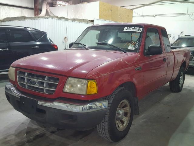 1FTYR14UX1PA76507 - 2001 FORD RANGER SUP RED photo 2
