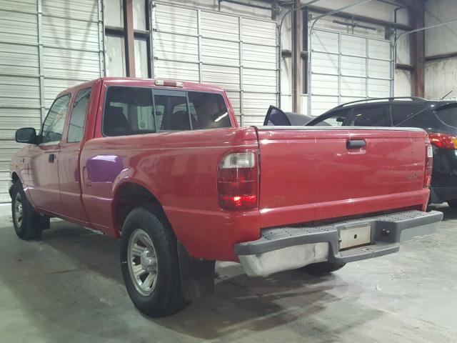 1FTYR14UX1PA76507 - 2001 FORD RANGER SUP RED photo 3