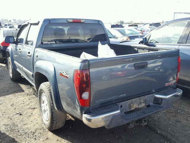 1GTDT13E078148912 - 2007 GMC CANYON BLUE photo 3