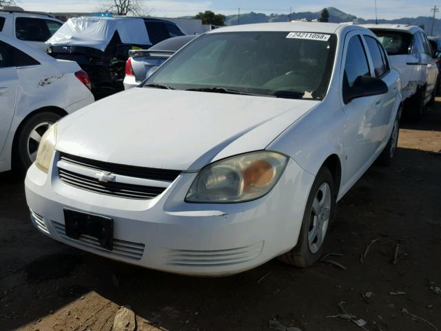 1G1AK55F467721374 - 2006 CHEVROLET COBALT LS WHITE photo 2