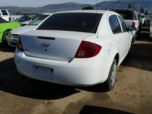 1G1AK55F467721374 - 2006 CHEVROLET COBALT LS WHITE photo 4