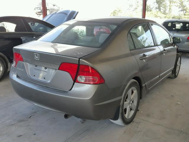 1HGFA16877L015258 - 2007 HONDA CIVIC EX BROWN photo 4