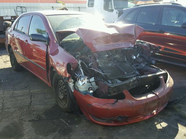 1NXBR32E45Z563105 - 2005 TOYOTA COROLLA CE RED photo 1