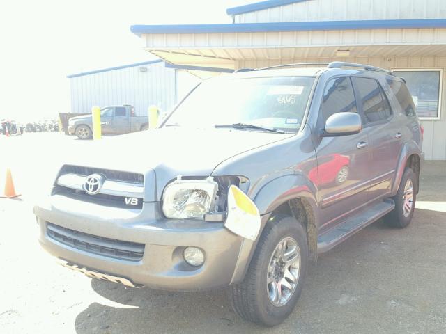 5TDBT44A36S258965 - 2006 TOYOTA SEQUOIA SR SILVER photo 2