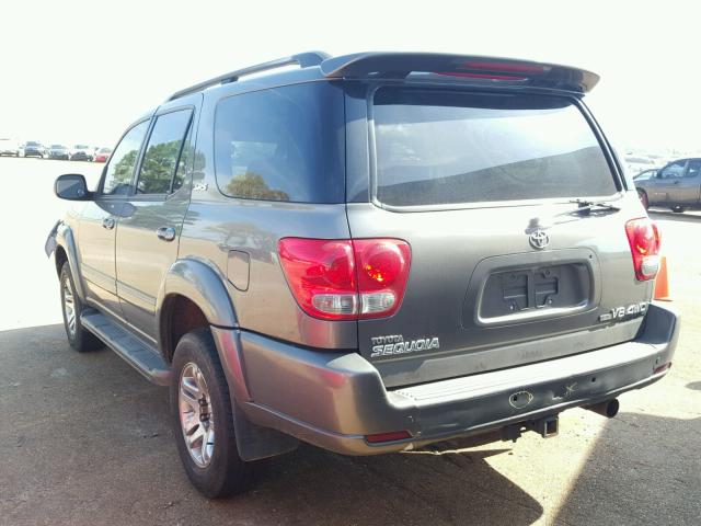 5TDBT44A36S258965 - 2006 TOYOTA SEQUOIA SR SILVER photo 3