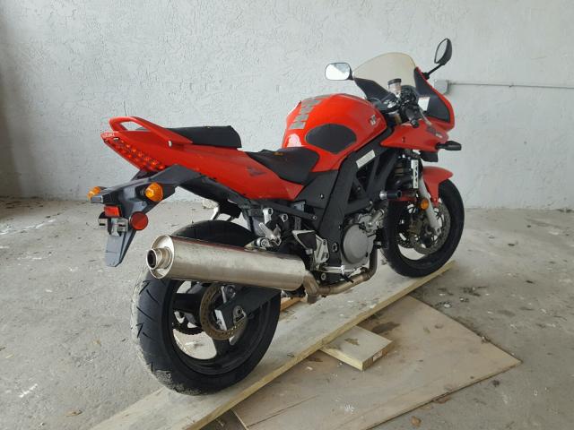 JS1VP53A362102497 - 2006 SUZUKI SV650 RED photo 4