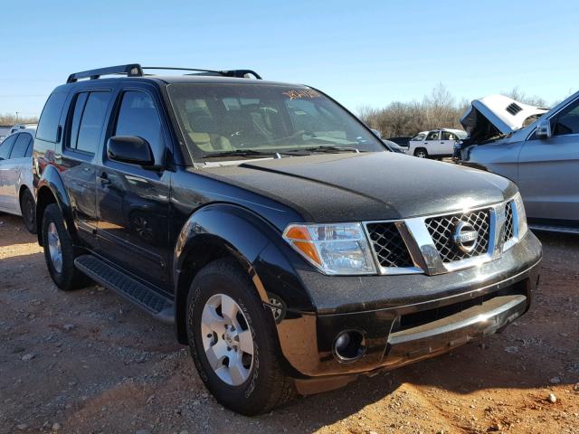 5N1AR18W67C608117 - 2007 NISSAN PATHFINDER BLACK photo 1