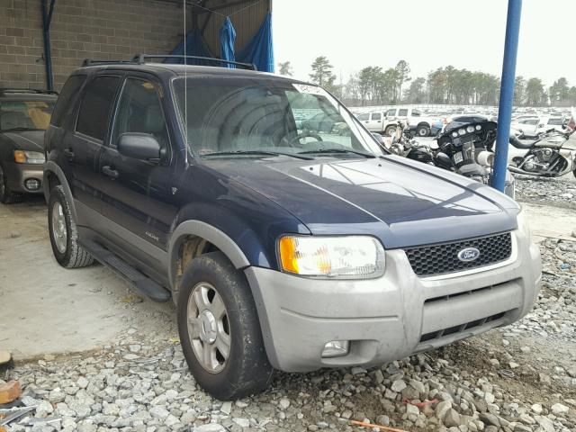 1FMYU03122KA35850 - 2002 FORD ESCAPE XLT BLUE photo 1