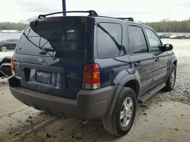 1FMYU03122KA35850 - 2002 FORD ESCAPE XLT BLUE photo 4