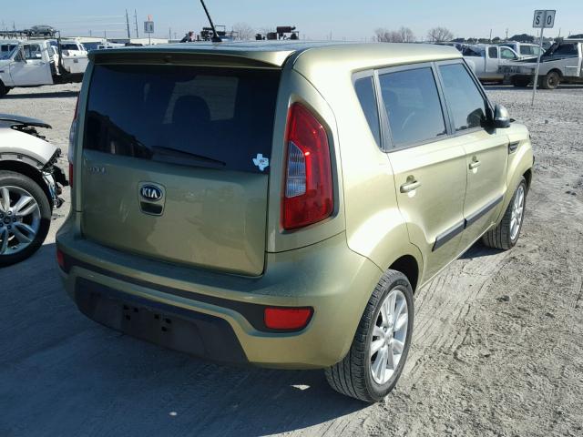 KNDJT2A62D7502113 - 2013 KIA SOUL + GREEN photo 4