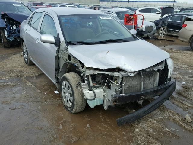 1NXBU4EE5AZ368043 - 2010 TOYOTA COROLLA BA SILVER photo 1