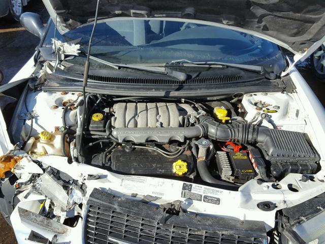 3C3EL45H4XT609516 - 1999 CHRYSLER SEBRING JX WHITE photo 7