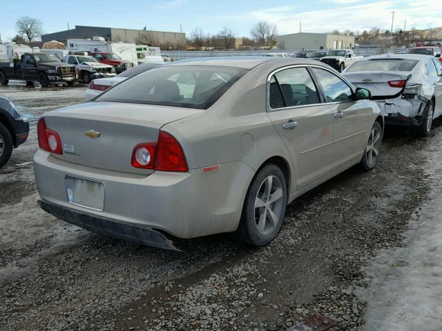 1G1ZC5EU2CF336797 - 2012 CHEVROLET MALIBU 1LT GOLD photo 4