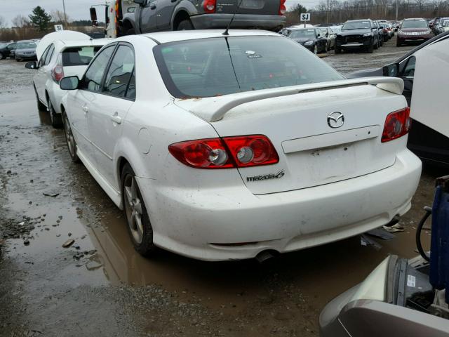 1YVHP80D055M07983 - 2005 MAZDA 6 S WHITE photo 3