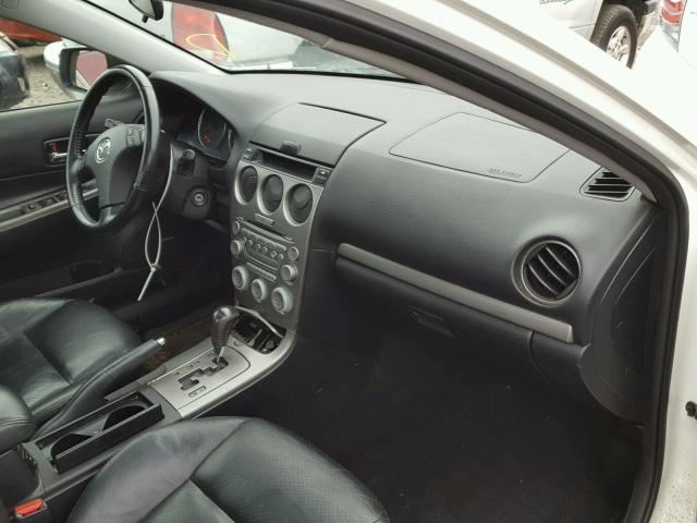 1YVHP80D055M07983 - 2005 MAZDA 6 S WHITE photo 5