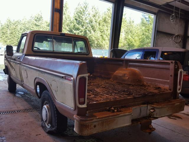 F25JRCA5933 - 1978 FORD F150 TWO TONE photo 3