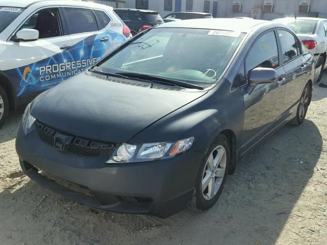 19XFA1F63BE041273 - 2011 HONDA CIVIC LX-S GRAY photo 2