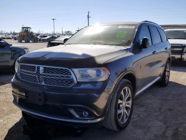 1C4RDHAG9HC762114 - 2017 DODGE DURANGO SX GRAY photo 2