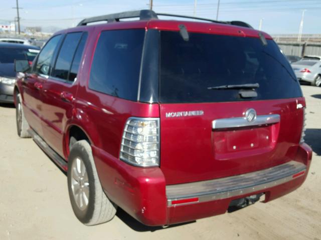 4M2EU47E96UJ23598 - 2006 MERCURY MOUNTAINEE RED photo 3