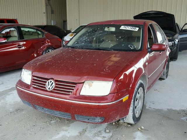 3VWRK69M14M113062 - 2004 VOLKSWAGEN JETTA GL RED photo 2