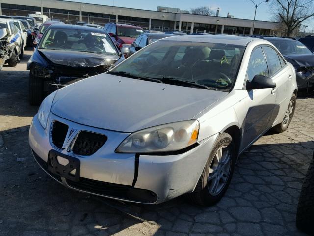 1G2ZG578664153466 - 2006 PONTIAC G6 SE1 SILVER photo 2