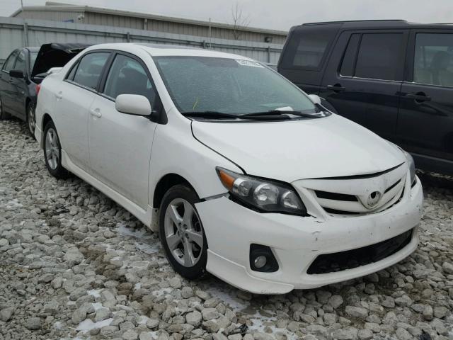 2T1BU4EE4CC841404 - 2012 TOYOTA COROLLA BA WHITE photo 1