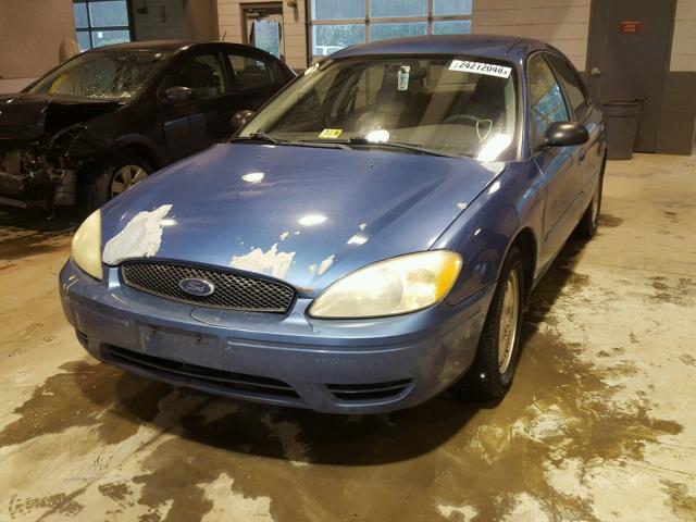 1FAFP53274A156591 - 2004 FORD TAURUS SE BLUE photo 2