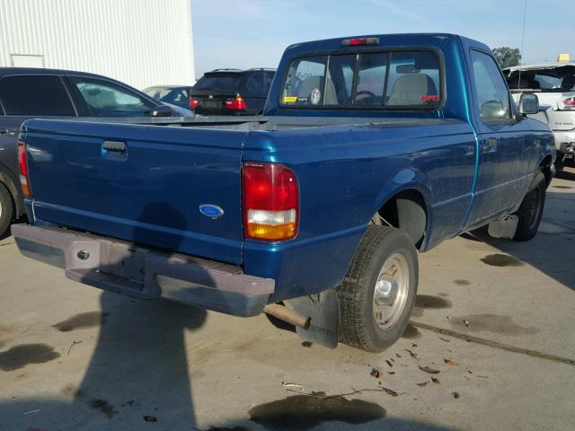 1FTCR10A1VUD25399 - 1997 FORD RANGER GREEN photo 4