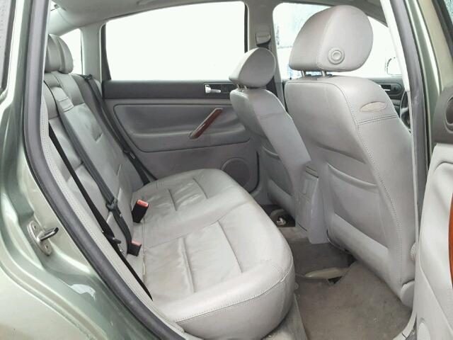 WVWRH63B34P109047 - 2004 VOLKSWAGEN PASSAT GLX GREEN photo 6