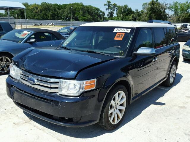 2FMEK63C69BA14369 - 2009 FORD FLEX LIMIT BLUE photo 2