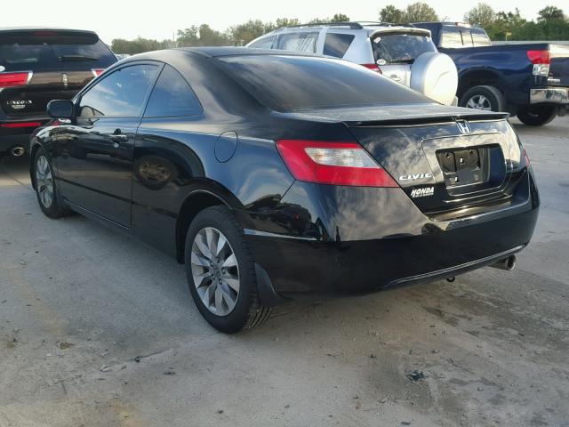 2HGFG1B84BH503531 - 2011 HONDA CIVIC EX BLACK photo 3