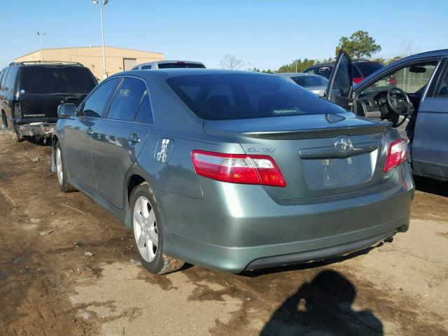 4T1BE46K57U528495 - 2007 TOYOTA CAMRY NEW GREEN photo 3