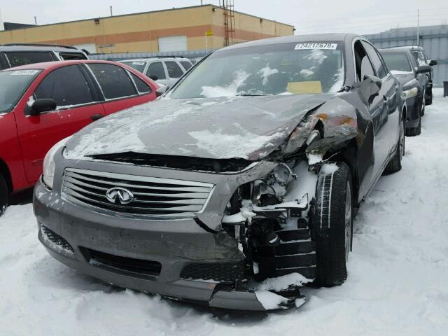 JNKCV61F79M357846 - 2009 INFINITI G37 GRAY photo 2