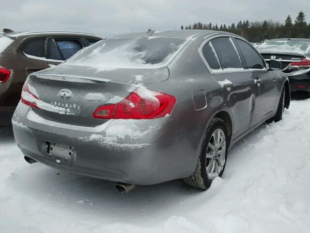 JNKCV61F79M357846 - 2009 INFINITI G37 GRAY photo 4