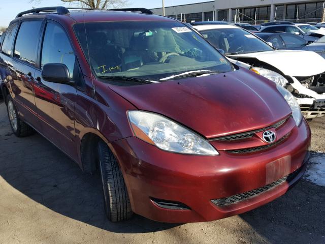 5TDBK23C67S005604 - 2007 TOYOTA SIENNA LE RED photo 1