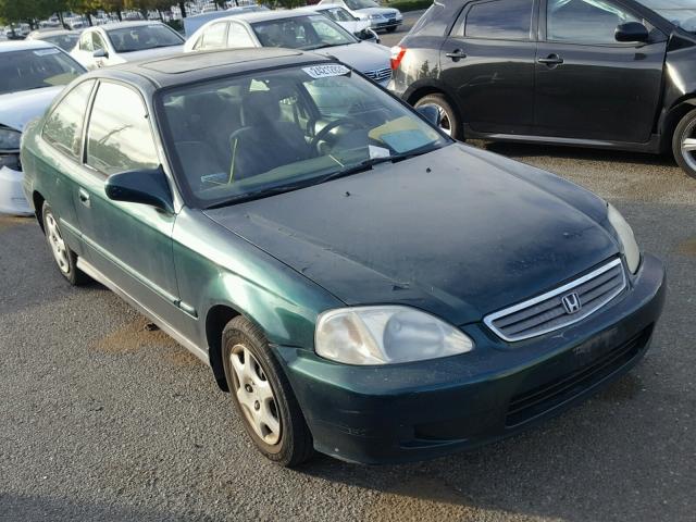 1HGEJ8145XL071465 - 1999 HONDA CIVIC EX GREEN photo 1