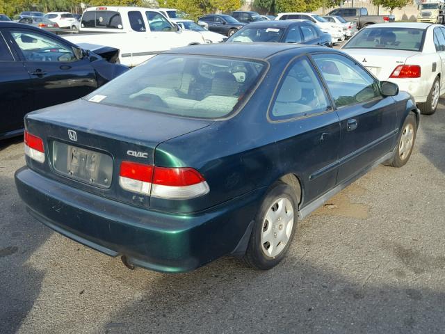 1HGEJ8145XL071465 - 1999 HONDA CIVIC EX GREEN photo 4