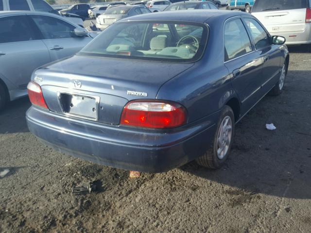 1YVGF22C525307308 - 2002 MAZDA 626 LX BLUE photo 4