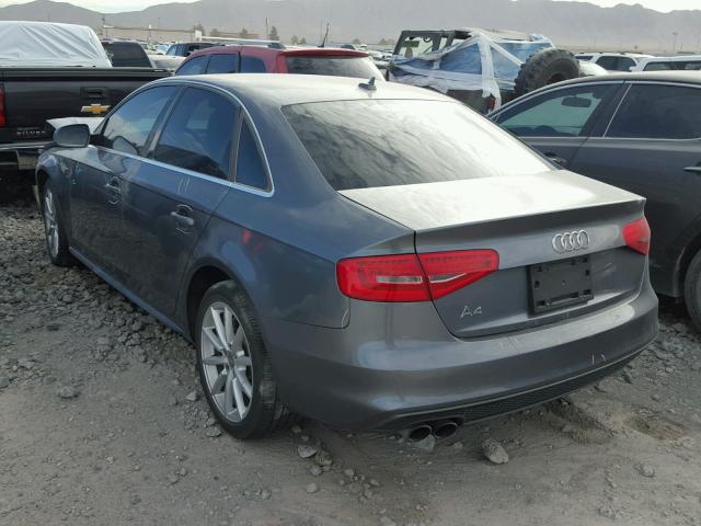 WAUAFBFL7GN011278 - 2016 AUDI A4 PREMIUM GRAY photo 3