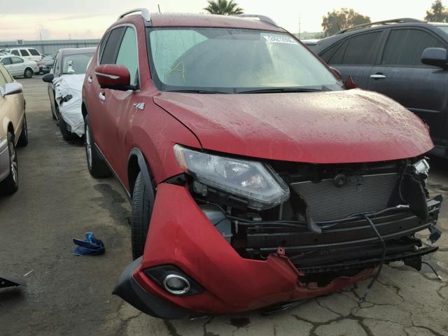 KNMAT2MT9FP503442 - 2015 NISSAN ROGUE S RED photo 1